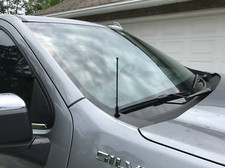 7" Black Stainless Antenna Mast Radio AM/FM for Chevrolet Silverado 2006-2026