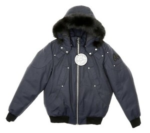 moose knuckles men's down ballistic bomber jacket