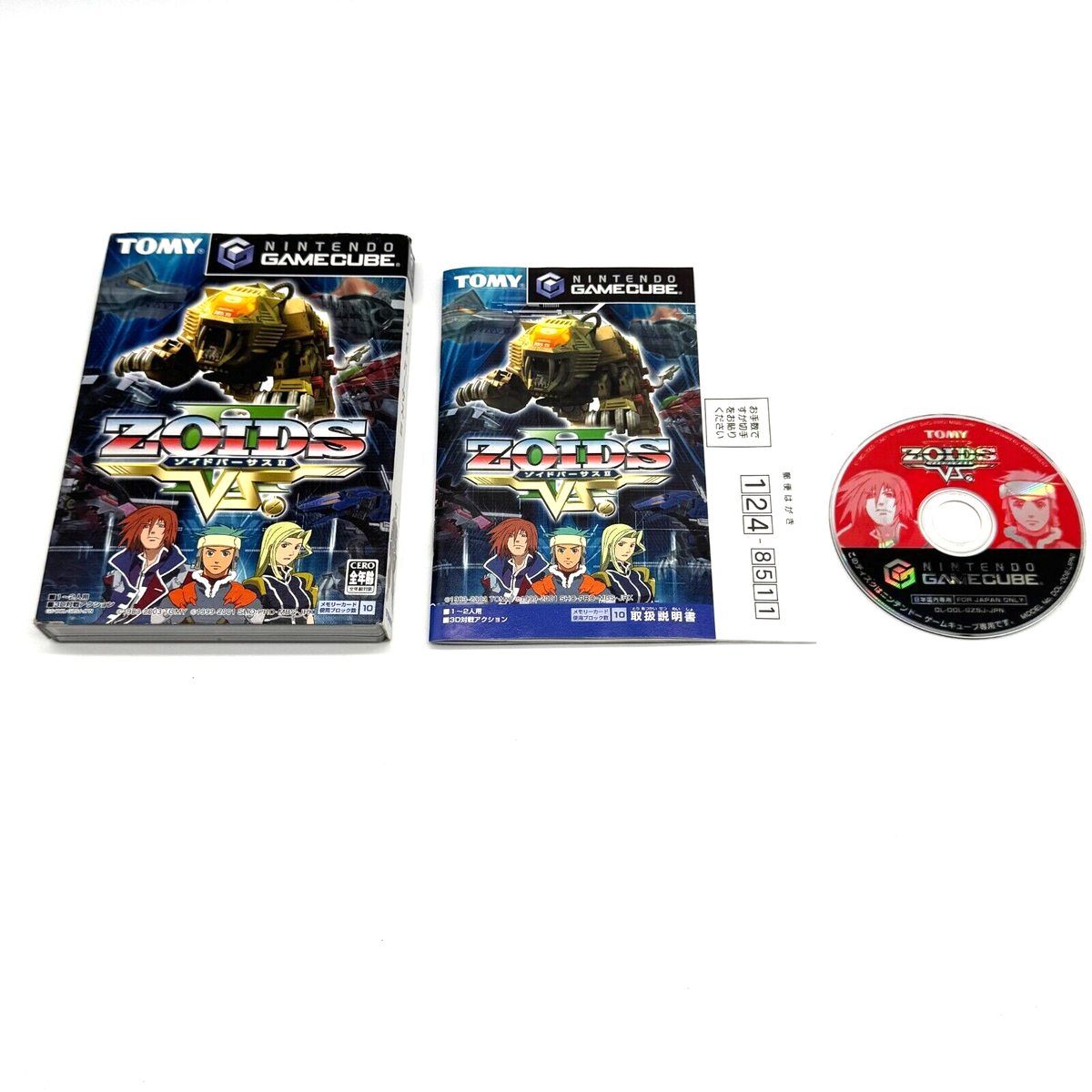 Tomy ZOIDS VS II 2 Nintendo Gamecube GC Japanese Import Complete