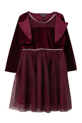 burgundy cardigan dress Split Cotton Dress Socks in Lilac x Pale Grey 2 : M/L