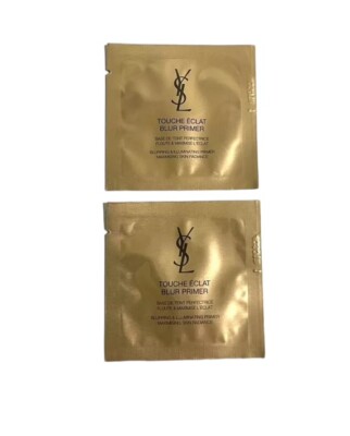 2x Yves Saint Laurent YSL Touche Eclat Blur Primer Sample Packet 1ml each New