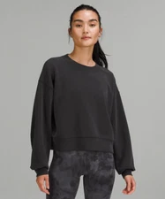 Lululemon Softstreme Perfectly Oversized Cropped Crew, New Authentic Retail $118