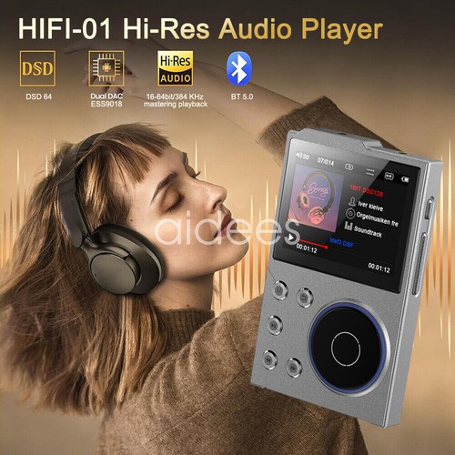 HiFi MP3 Player with Bluetooth Lossless DAC DSD High Resolution Built In 16GB - Bild 7 von 24