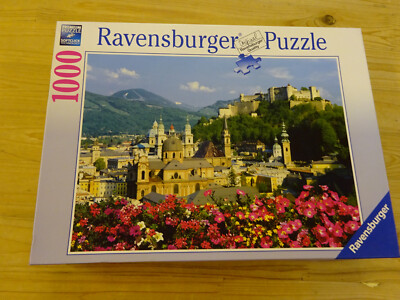 1000 Blick vom Mönchsberg Salzburg, Ravensburger, Puzzle, vollständig, 7-5 / 9-3