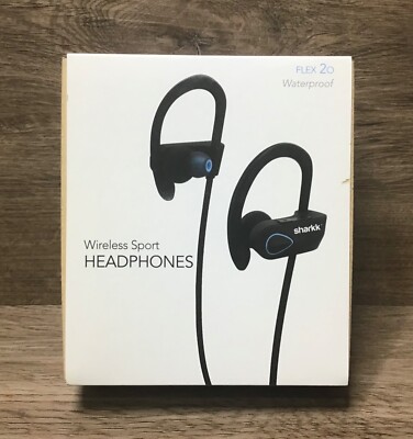Flex 2o Waterproof Sweatproof Wireless Sport Bluetooth Headphones Hook  Earbuds