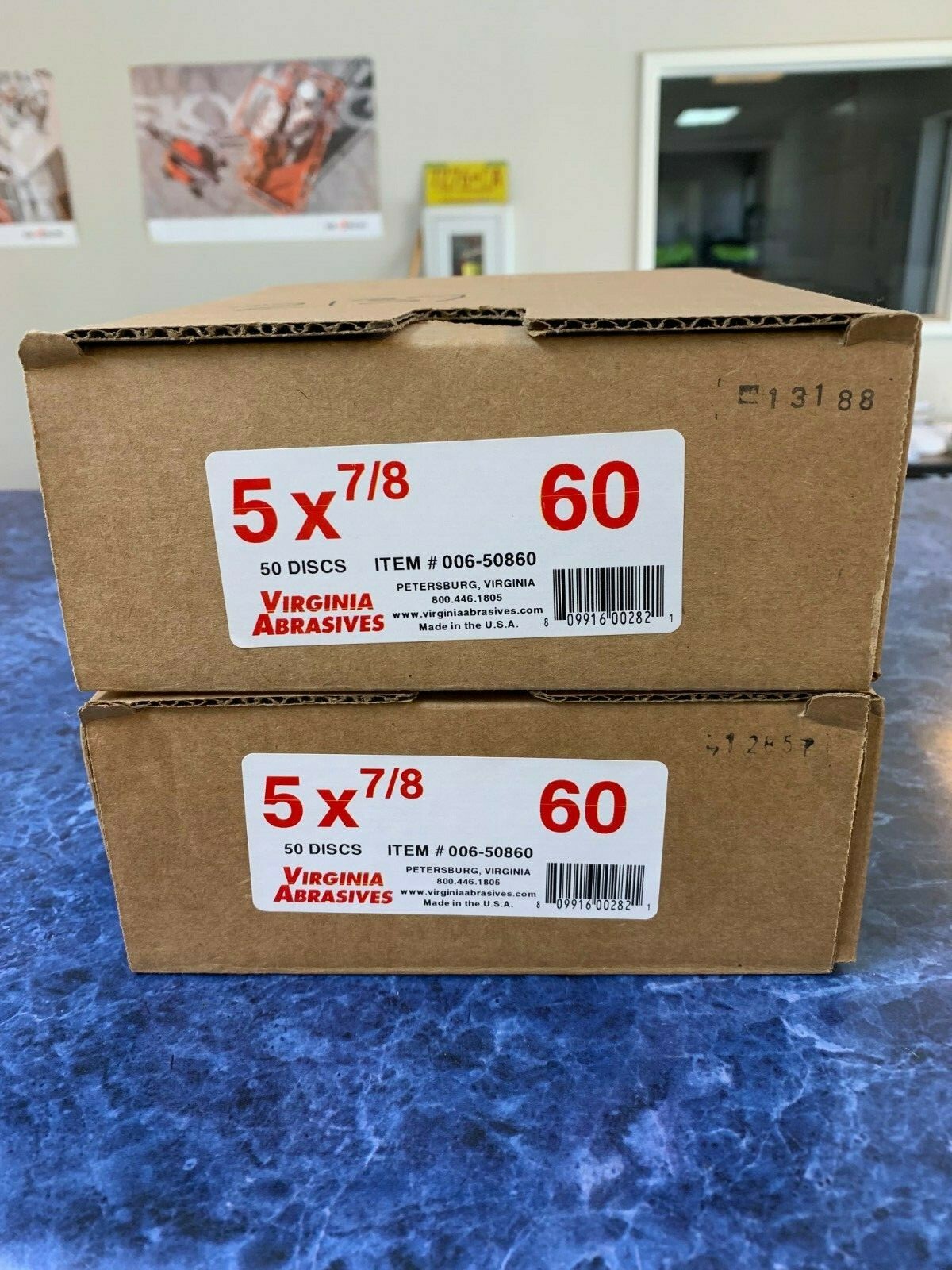 Sanding Disc 5" X 7/8", 60 Grit eBay