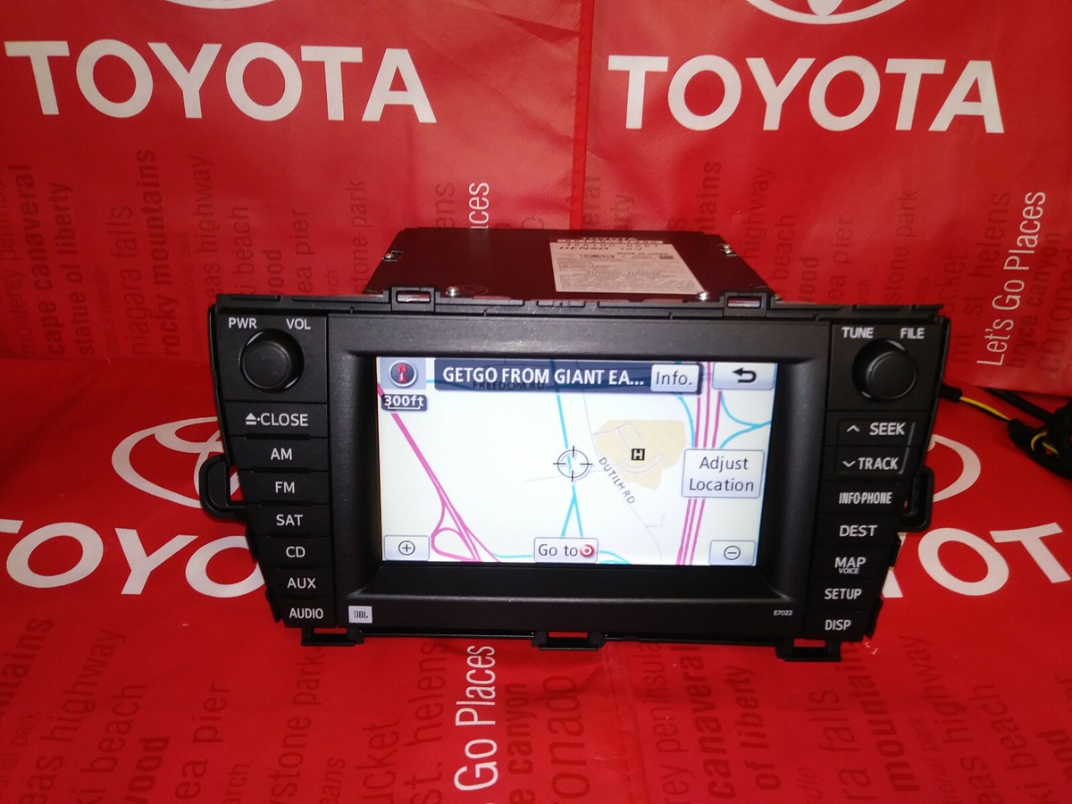 2010-2012 Toyota Prius JBL Navigation GPS Radio 4 Disc CD XM Touch