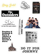 The Outsiders Sticker Pack - 80's Movie