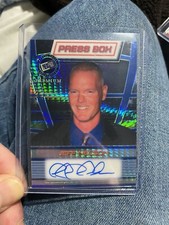 2024 Leaf Press Pass Jeff Nelson Blue Press Box Auto #ed 7/10! Yankees