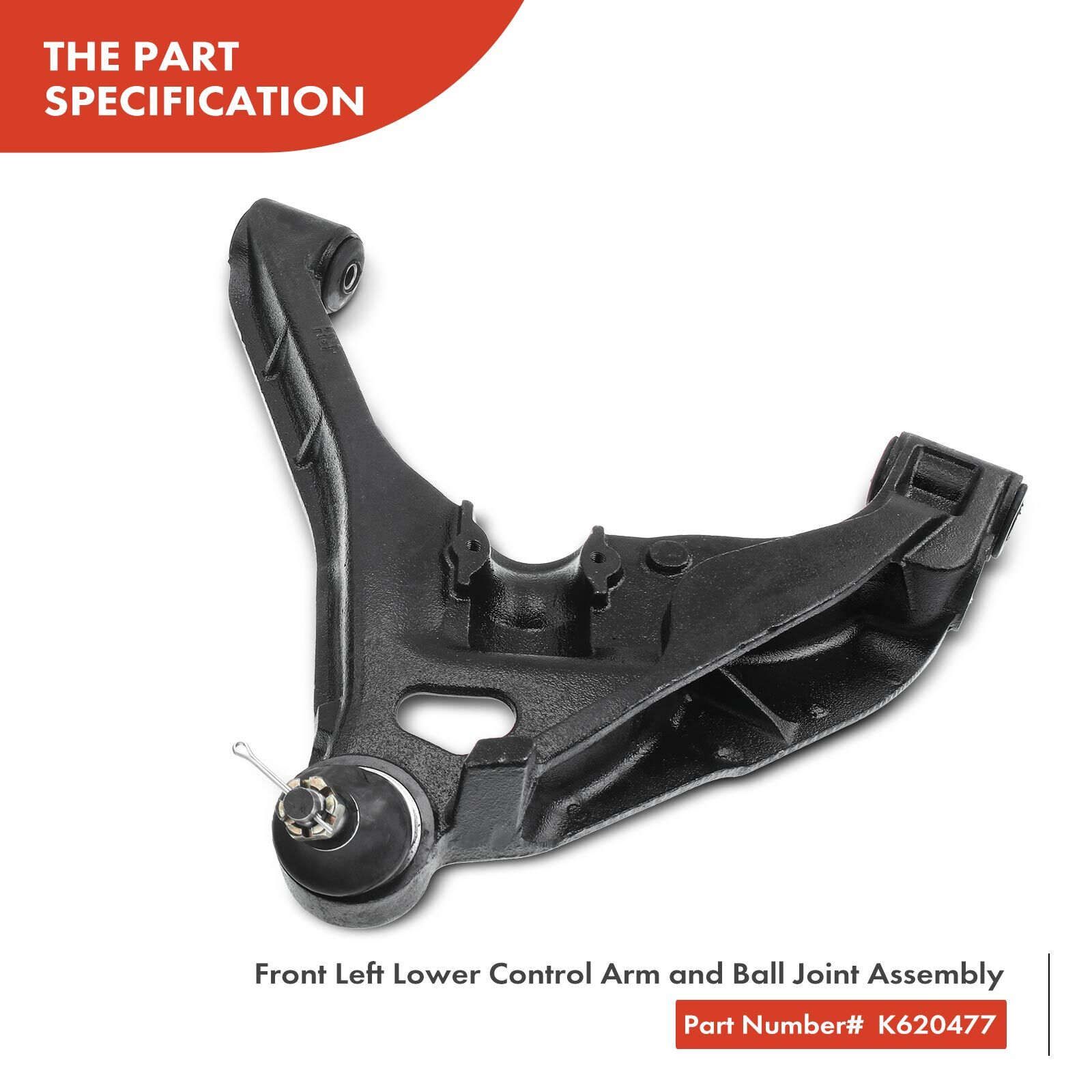 2x Front Lower Control Arm w/ Ball Joints for Dodge Dakota Durango