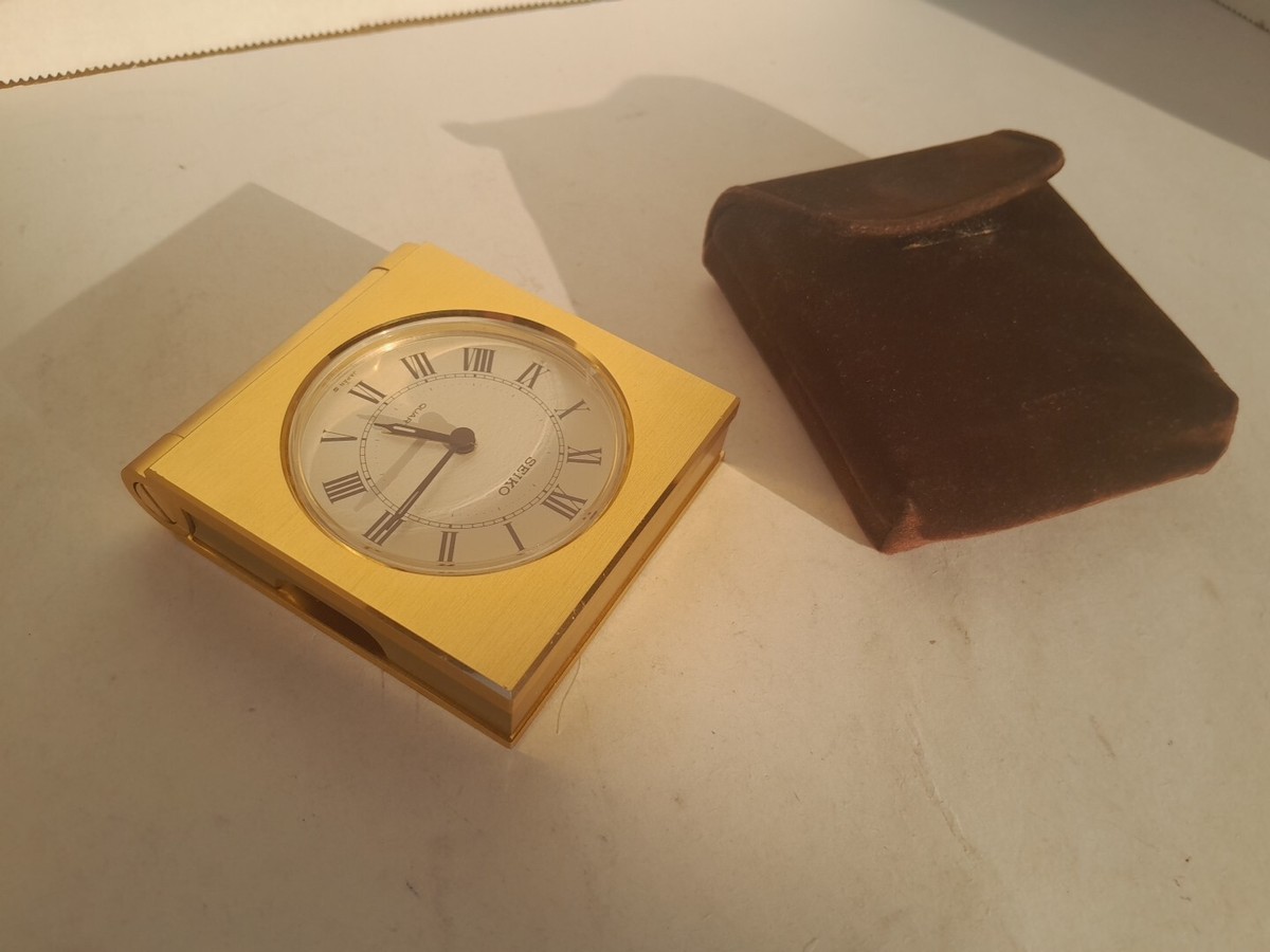 Vintage Seiko / Seikosha Co LTD Clock w Case - Made in Japan | eBay