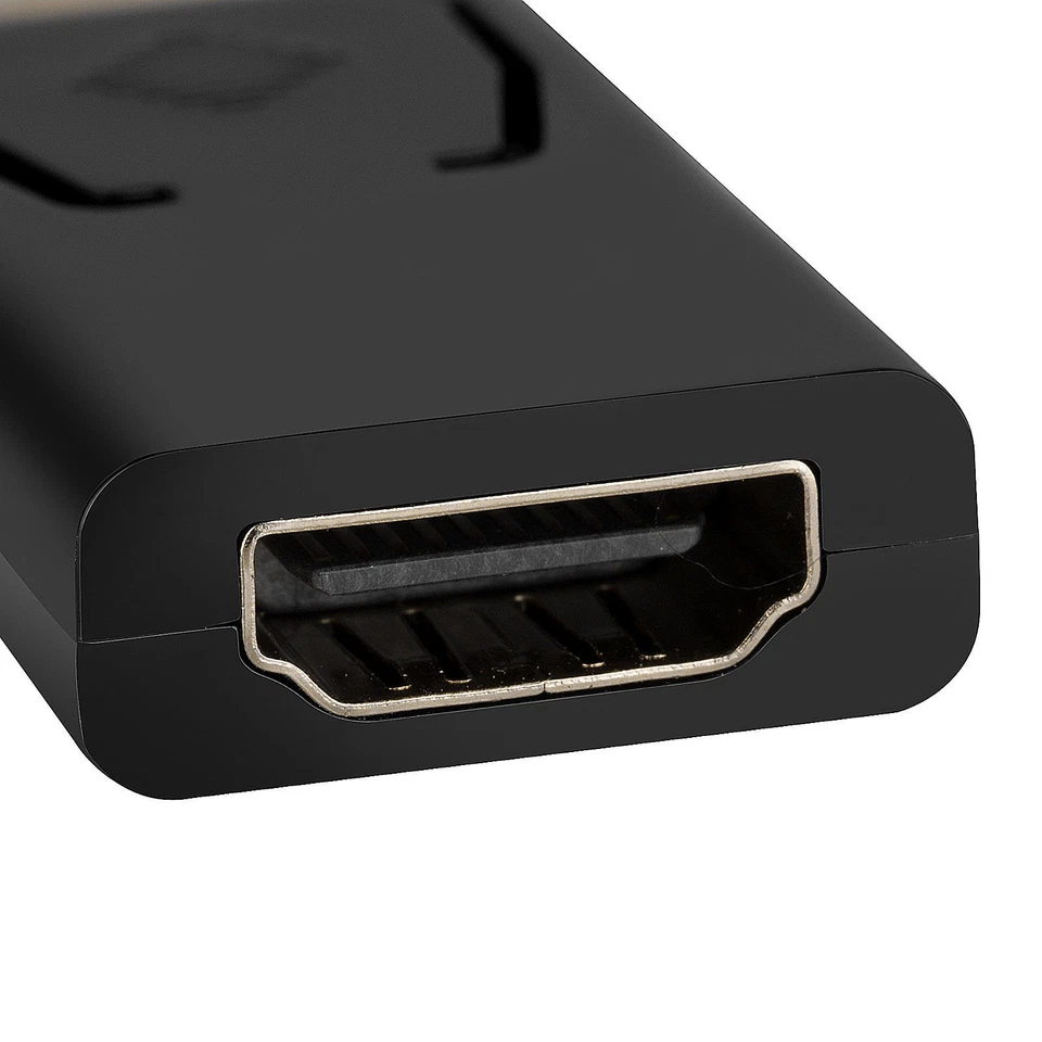 4K Display Port Male to HDMI Female Converter UHD Video Audio Adapter Connector - Image 3 of 4
