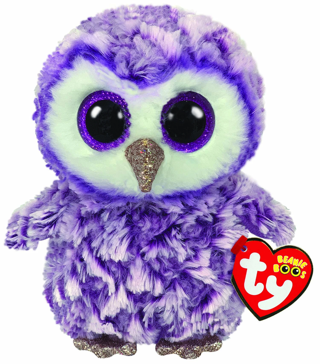 Gipsy Gato TY Beanie Boo's Peluche Búho Percy 15 Cm Suave Y Con Corazón  De Cumpleaños Peluches Ty