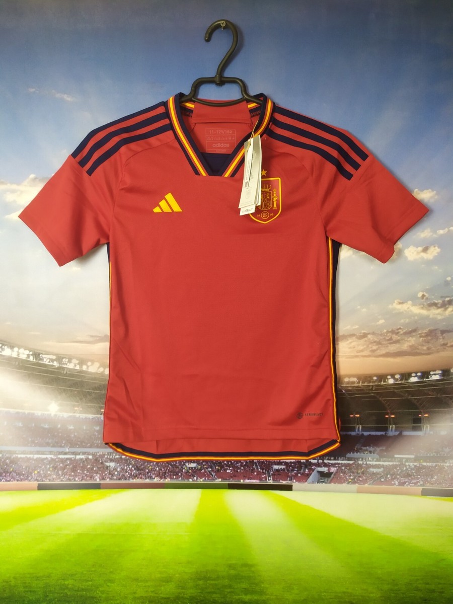 Spain Team Jersey Home football shirt 2023 Adidas Young Size M (11
