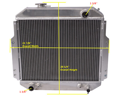 All Aluminum Radiator For 1988-1992 1989 1990 1991 Nissan Forklift