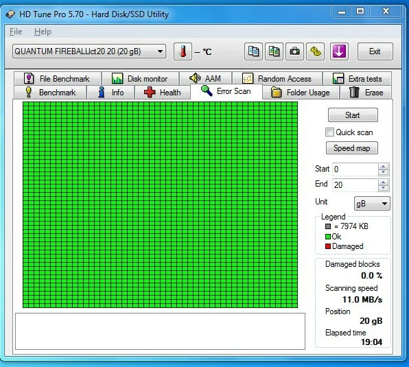 Hard Disk Usato IDE 3,5" 20gb QUANTUM FIREBALL QML20000LD-A SG-041RRT-12547-11D- - Immagine 4 di 4