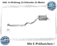 Endschalldämpfer für Hyundai Santa Fe I (SM) 2.7 V6 4X4 Auspuff Endtopf