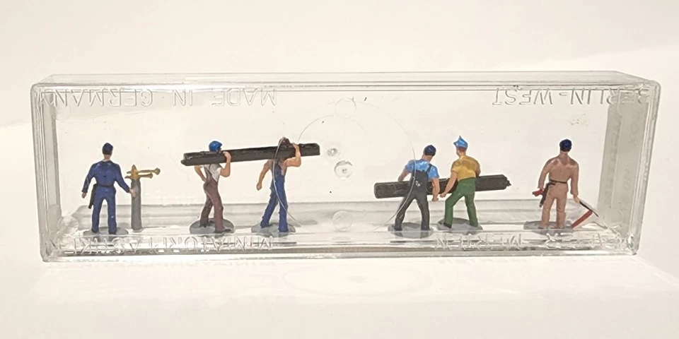 Merten 876 - Set of (6) Railway & Track Repair Figures for - Image 2 of 3