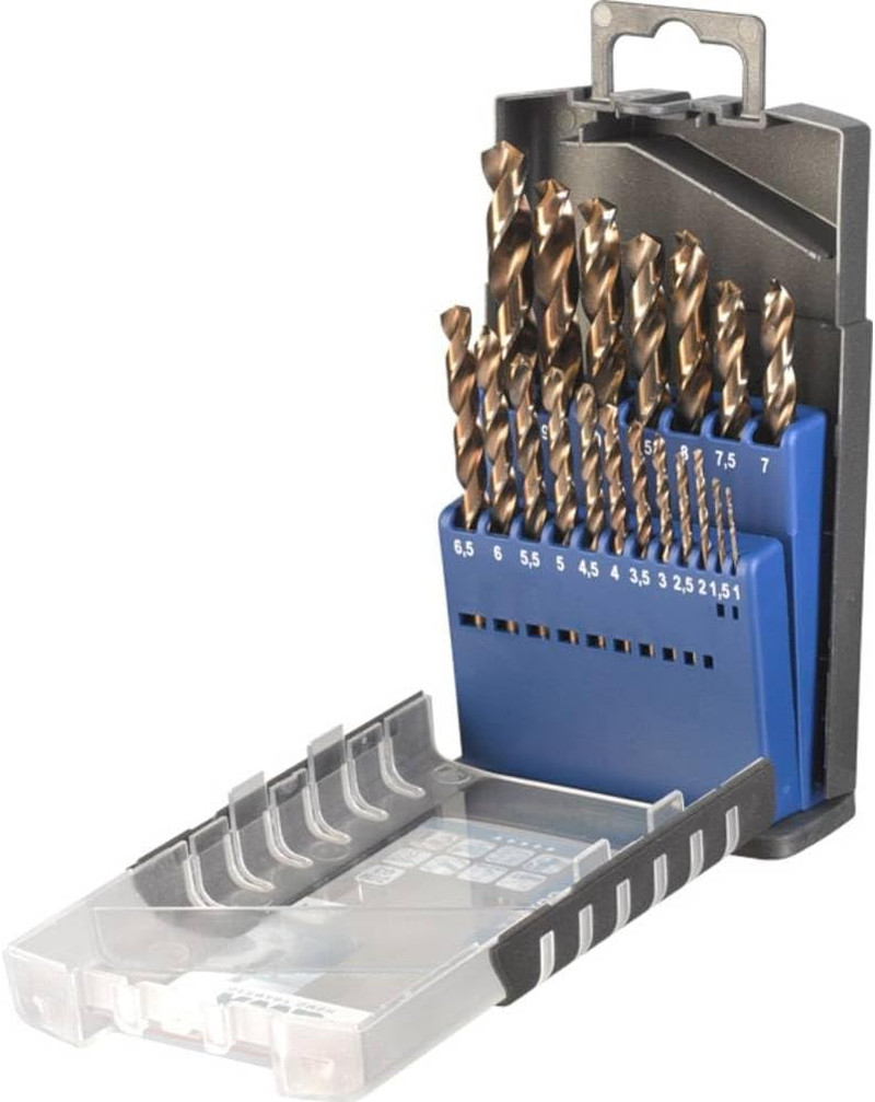 Set Punte Metallo HSS kwb 248920 | 19 Pezzi Professionale DIN 338
