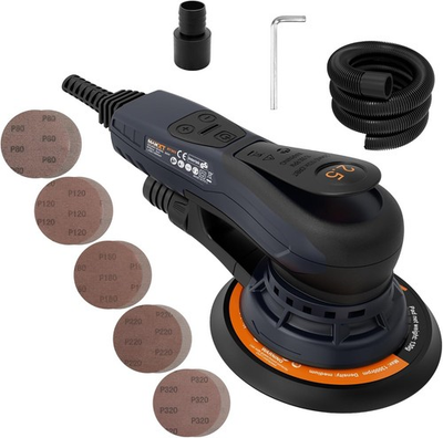 #ad Electric 2.5mm Random Orbital Sander Brushless 350W 3A Multi function Variable $128.00