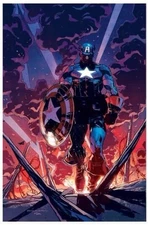 Captain America Battle Scene Fridge Magnet Lot Up