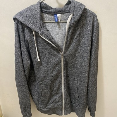 H&M Divided Men s Zip Up Hoodie- Hoodie Size Medium Gray