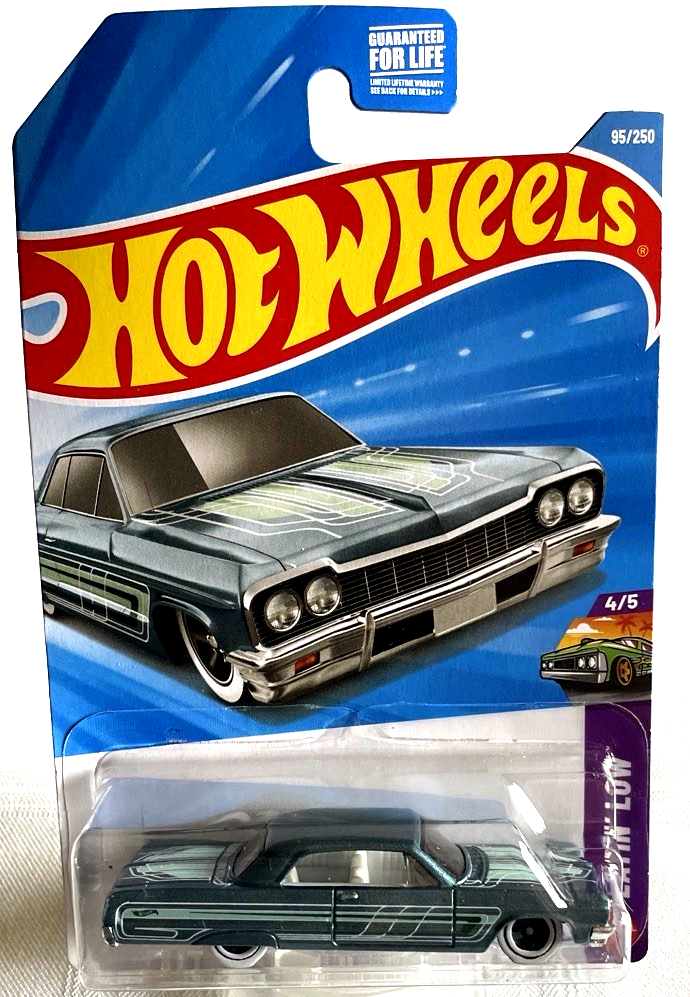 Hot Wheels '64 Impala Chevrolet Green 1:64 Diecast Lowrider Series