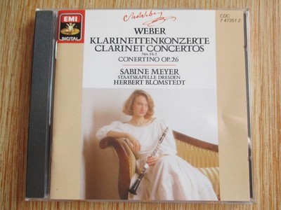 Weber: Klarinettenkonzerte Nos. 1 & 2 - Sabine Meyer - Herbert Blomstedt - CD
