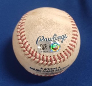 YASIEL PUIG (Hit RBI DOUBLE #3) TAIJUAN WALKER 4/16/17 Game Used DODGERS DBacks