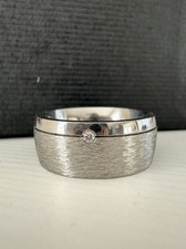 Ernstes Design Ring R234.7 Gr58 Edelstahl mit Brillant