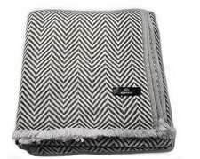 Handwoven Shawl Wraps Large Stole 8 ply Exclusive Premium Quality Wool Grey