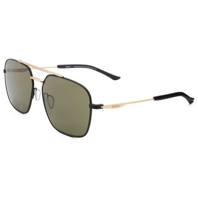 Smith Optics Unisex 58mm Matte Black Gold Sunglasses DOUBLEDSAM-I46-58