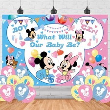Gender Reveal Birthday Party Supplies Backdrop 5X3 Happy Birthday Background Pho