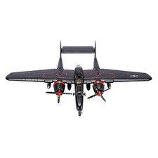 1/72 Scale WWII USA Air Force P-61B Black Widow Fighter Plane Model w/ Stand