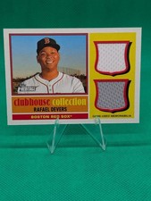 2025 Topps Heritage Rafael  Devers Clubhouse Collection Dual Relic #CCSDR-RD
