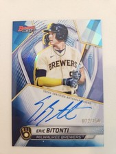2025 Bowman's Best Best Of 2025 Auto Blue Refractor /150 B25‑EBI Eric Bitonti NM