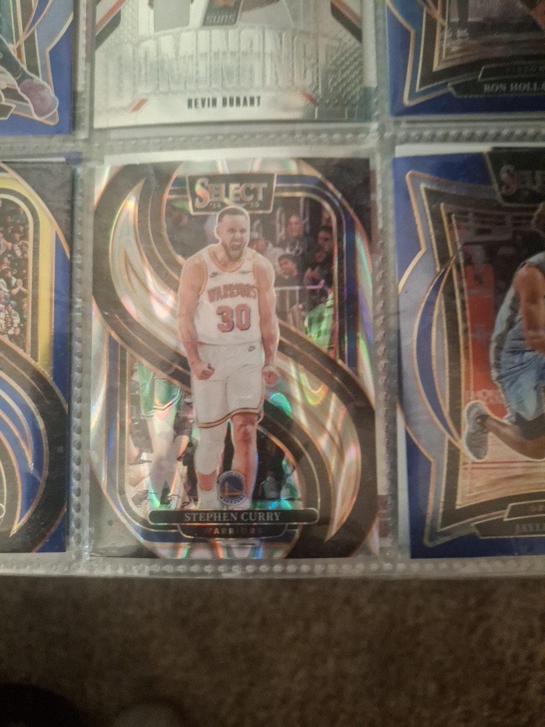2024-25 Panini Select - Premier Level Stephen Curry #143 Red Scope Prizm /249