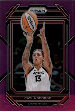 2023 Panini Prizm WNBA Prizms Purple #58 Cayla George /149 - BSK