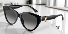 JIMMY CHOO JC5007 50008G Black Gradient Grey 55 mm Women's Sunglasses