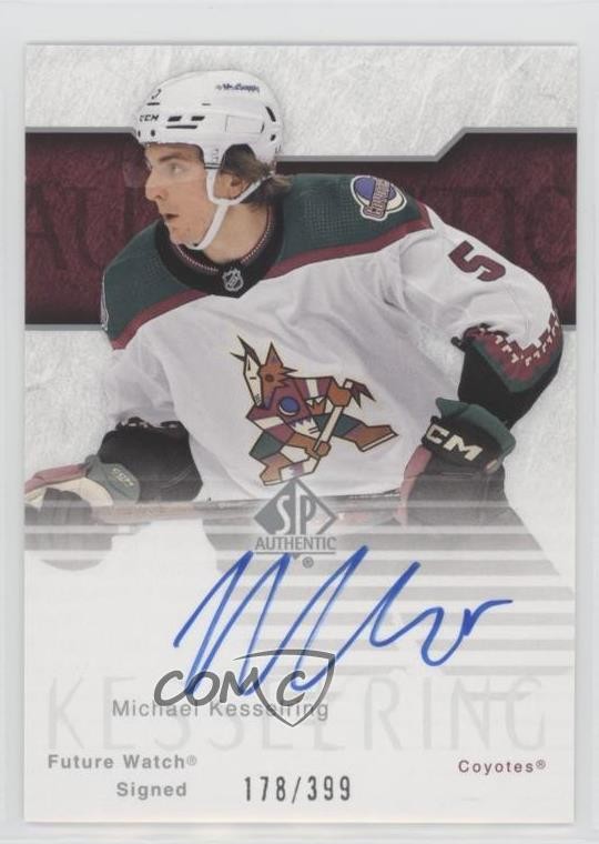 Michael Kesselring #RFWA2-33 Hockey Cards 2023 SP Authentic 2003 Retro Future Watch Auto trading card — raw and PSA graded price guide