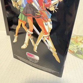 Magic Knight Rayearth SEGA Saturn w Manual Stickers & Reg Card Tested & Working