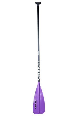 Cannon Rally Adjustable SUP Paddle Purple 70-86'' Carbon Shaft, Fiberglass Blade