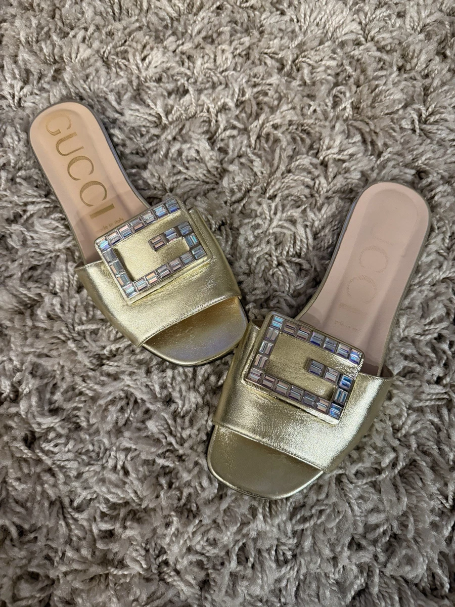 Gucci Slide Low (1-1.9 in) Heel Height Sandals for Women for sale