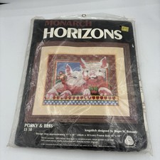 Monarch Horizons Longstitch Needlepoint Kit LS 58 Porky  Bess Vintage Sealed
