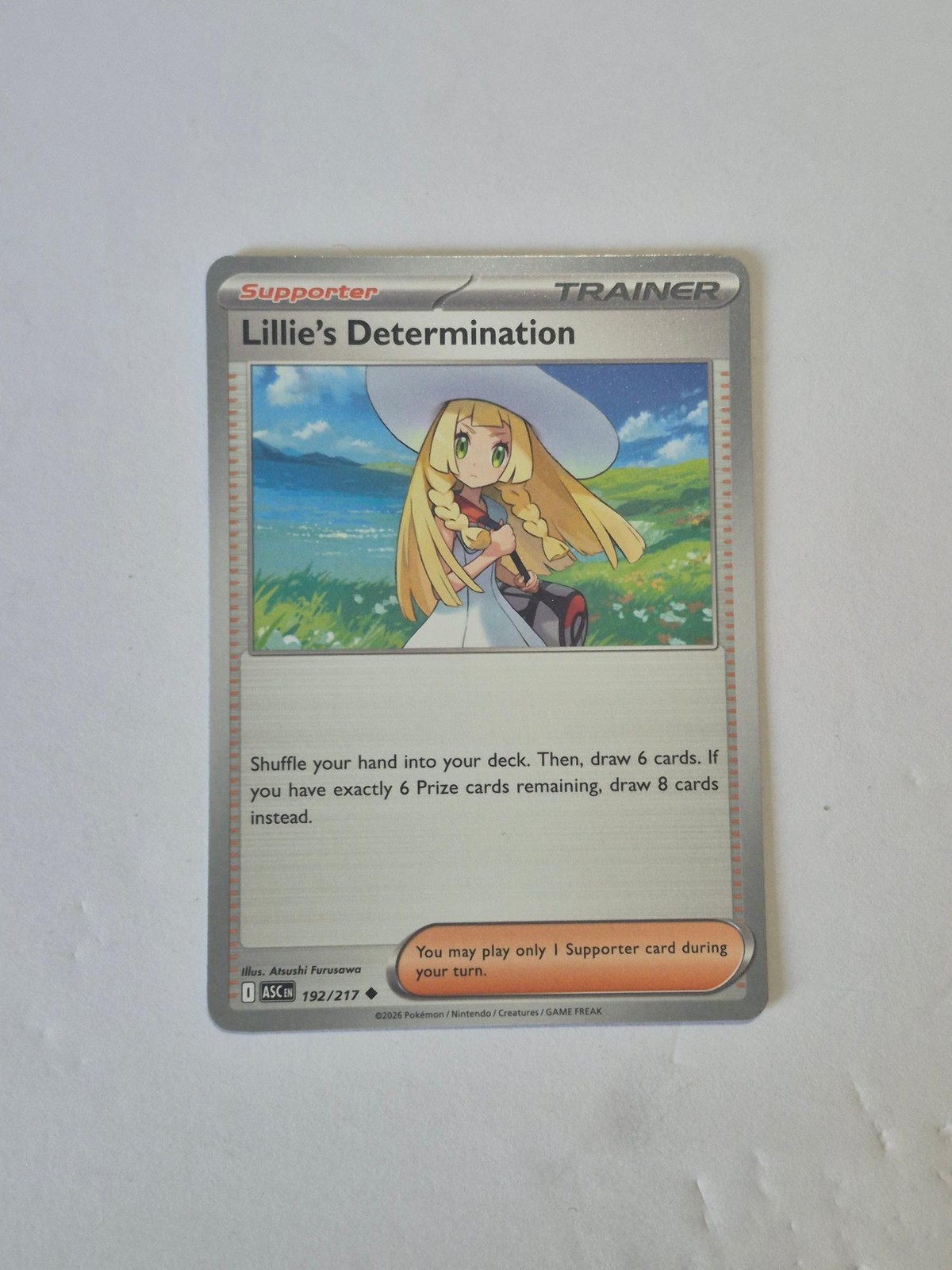Lillie's Determination 192/217 Uncommon ME: Ascended Heroes Pokemon Near Mint