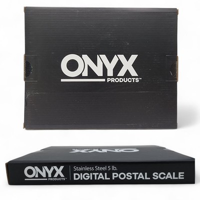 ONYX Stainless Steel 5lb Digital Postal Scale Sealed Brand NEW Sealed