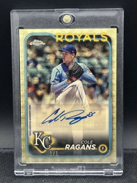 2024 Cole Ragans 1/1 Topps Chrome Update Auto Superfractor #AC-CRA Royals