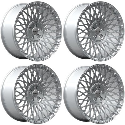 Set of 4 19'' Hyper Silver Alloy Wheels Rims for Volvo 5x108 WQLE Aftermarket 5Lu