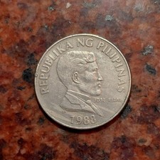 1988 PHILIPPINES 1 PISO COIN - #B7862