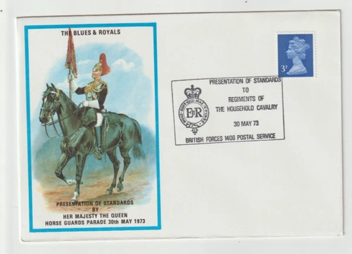 30/5/1973 UK GB Cover - British Military Uniforms No.36 - The Blues & Royals